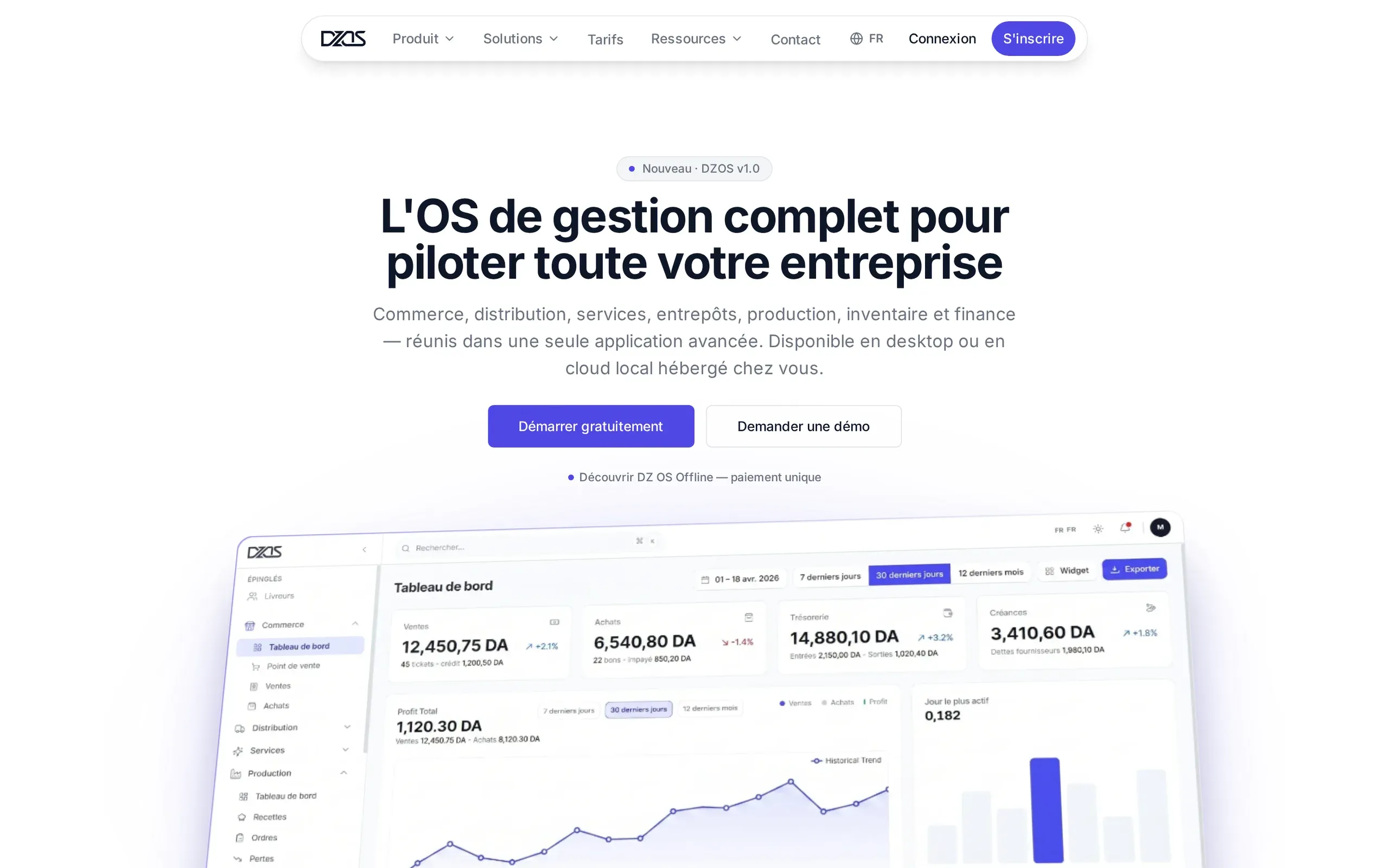InfraDZ Software Marketing Site