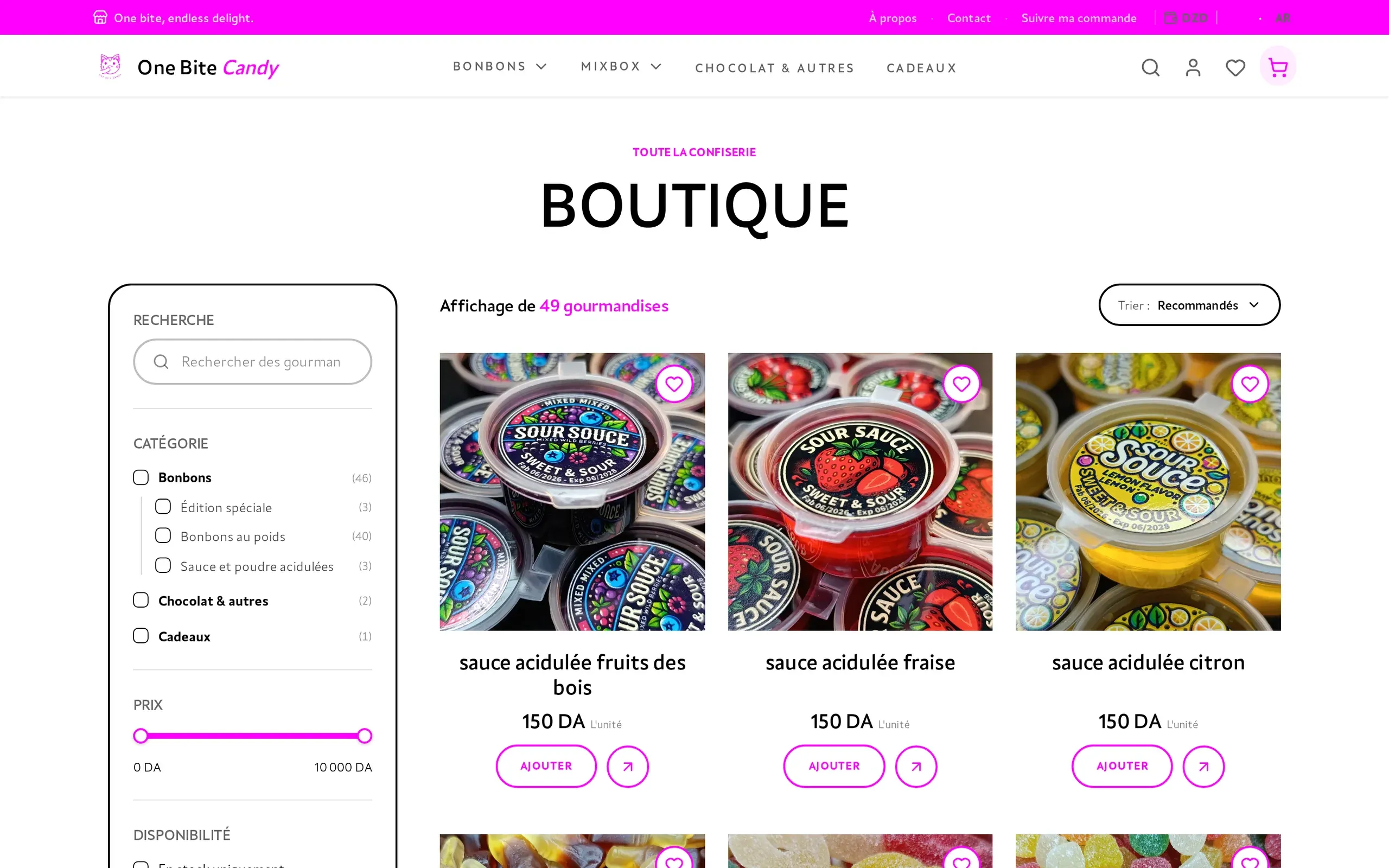 Product catalogue