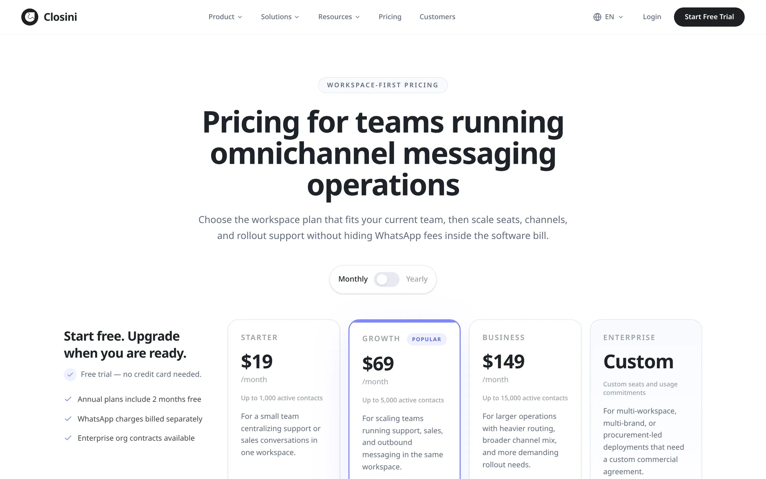 Pricing
